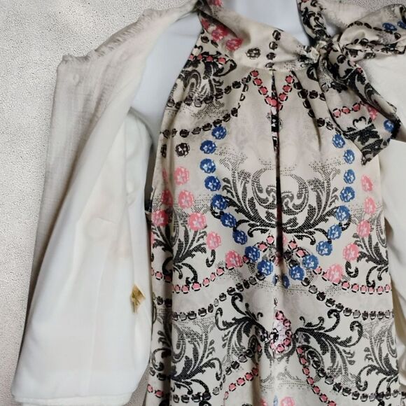 Gorgeous Sunny Leigh Necktie Detal Halter Top Size XL - Picture 7 of 16